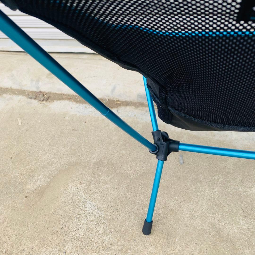 Helinox アウトドアチェア ブルー　ブラック