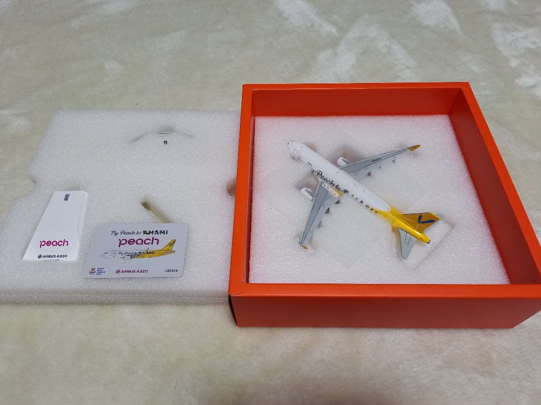 航空機・ヘリコプター JC wings 1/200 peach A320 JA08VA
