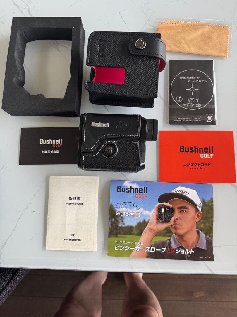 週末値引します！ Bushnell L7 ゴルフ用距離計　JBポーチおまけ付き