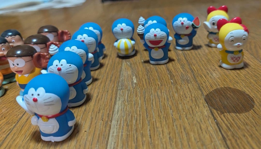 61個セット サントリー ドラえもん 非売品 指人形 まとめ売り 当時物
