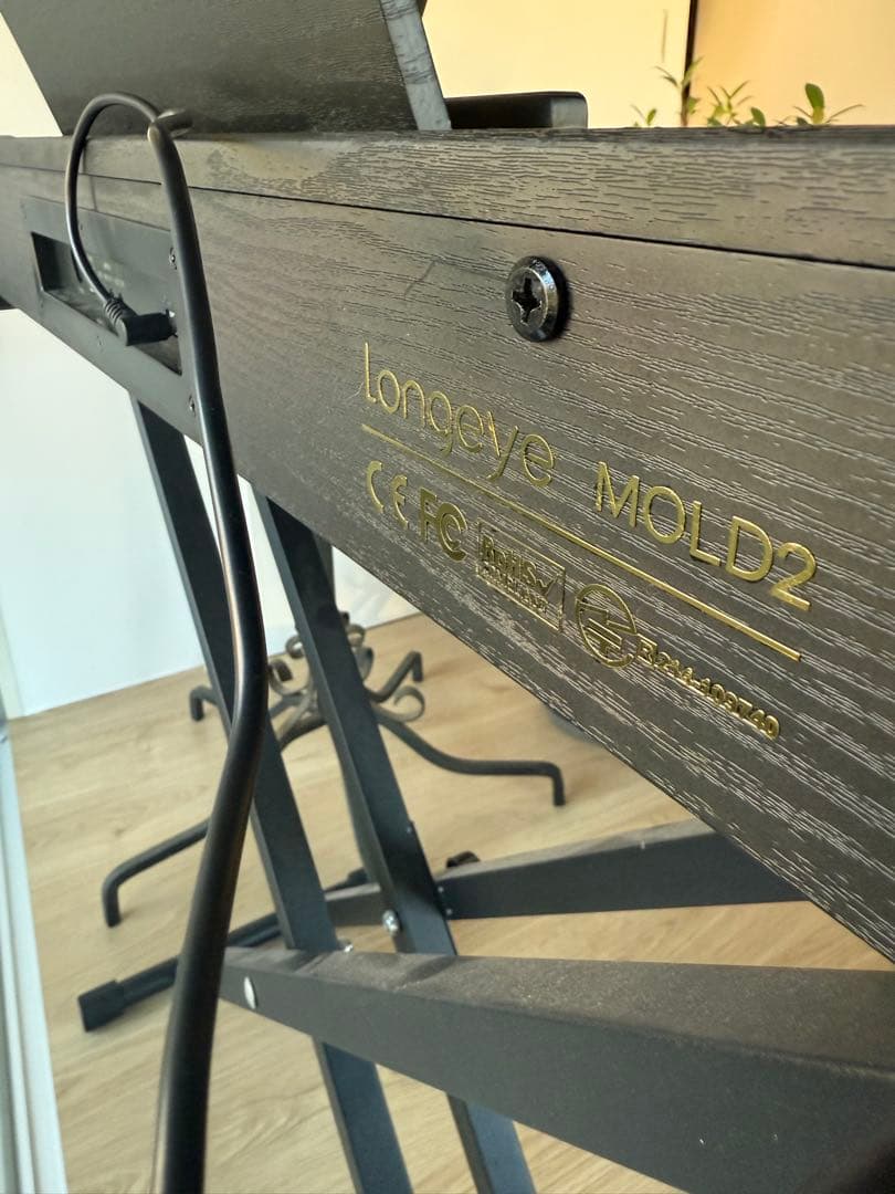 Longeye MOLD 2 木製電子ピアノ 88鍵盤 スタンド付き　ロンアイ