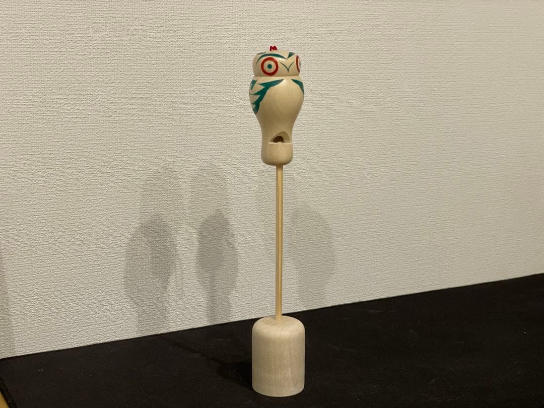 老舗髙亀　ミミズク　柳宗理デザイン　民藝運動　民芸　木製玩具　鳴子温泉　柳宗悦