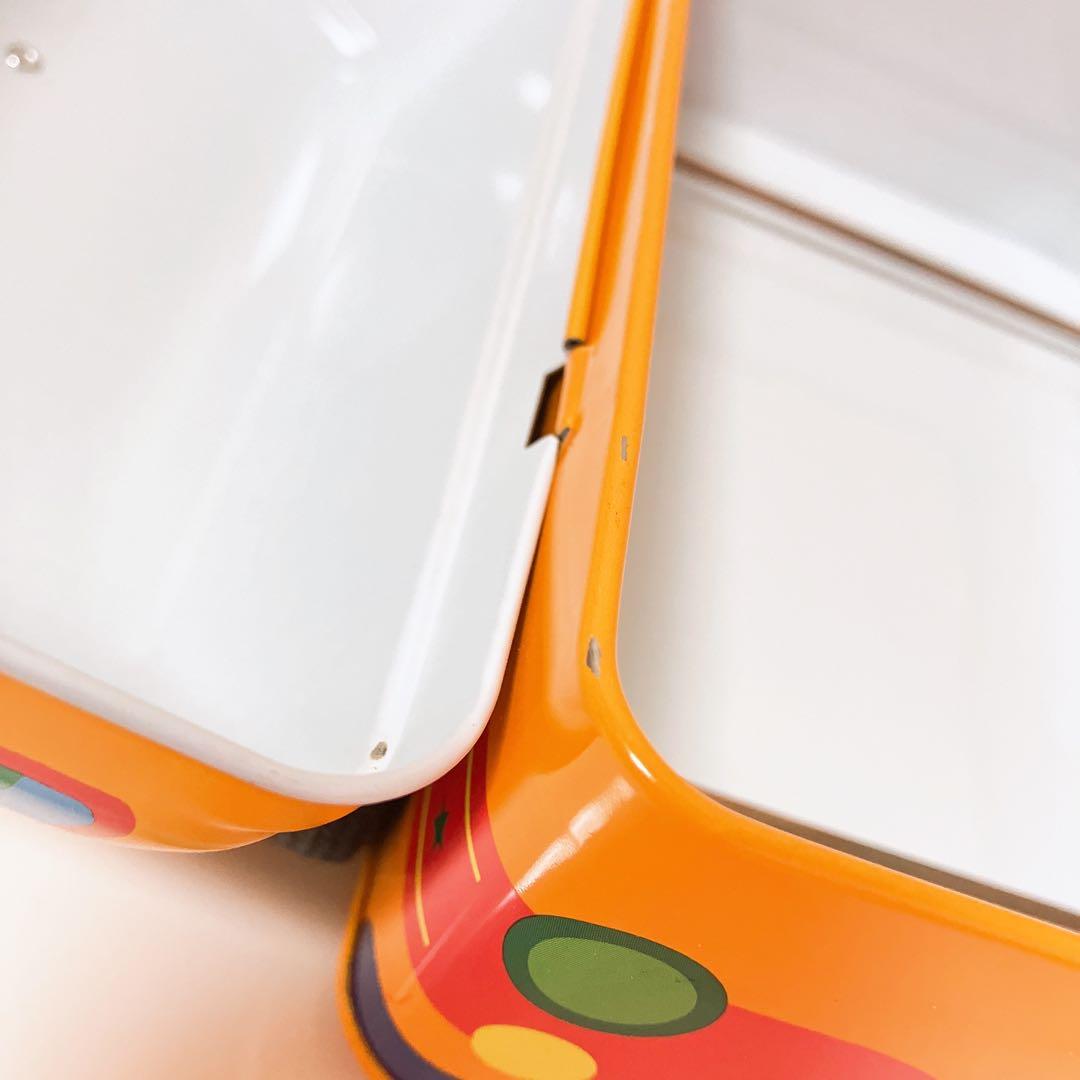 激レア⭐️レトロ 1996年 サンリオわくわくおでかけなかよしバス ブリキ缶 車