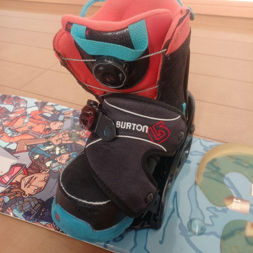 子供用 スノーボード セット 21cm 手渡し可能 BURTON バートン