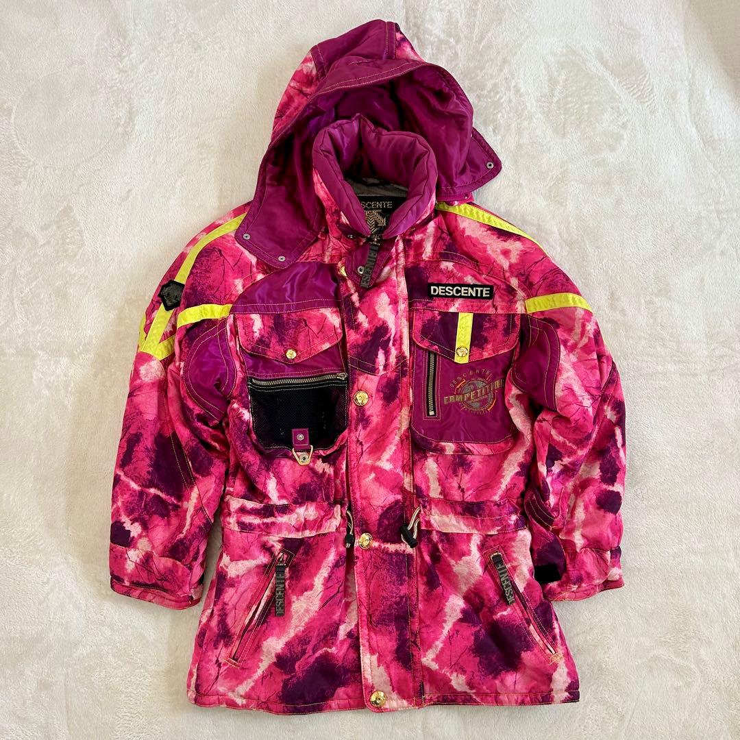 DESCENTE デサント スキーウェア 上下セット 日本製 Y2K 総柄