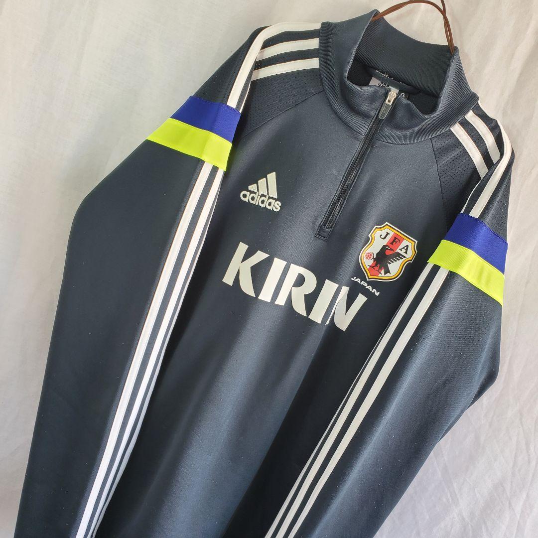 adidas アディダス 日本代表　練習用　　サムライブルー ロングTシャツ