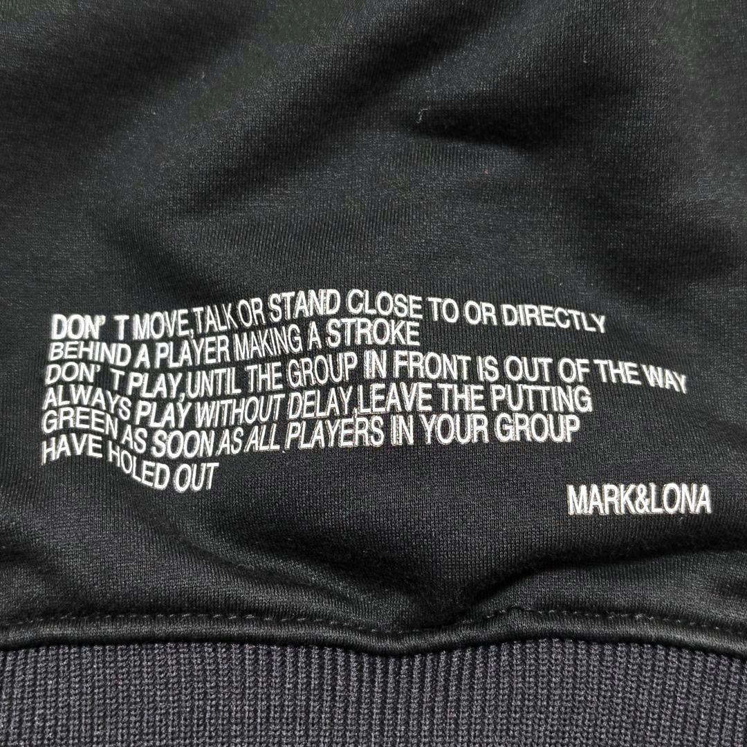 マークアンドロナ　パーカー　フード　フルジップ　スカル　ブラック　メンズ　50