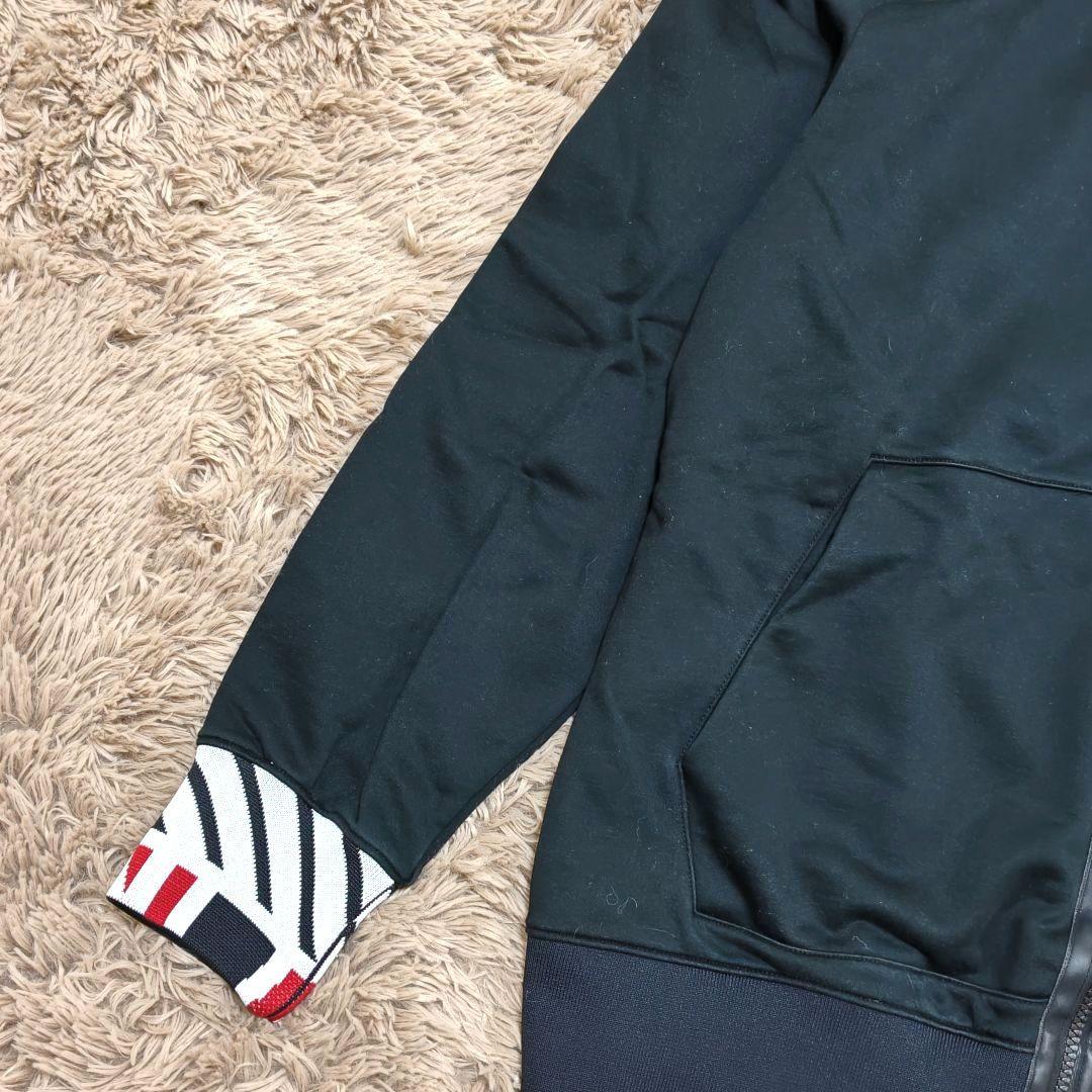 マークアンドロナ　パーカー　フード　フルジップ　スカル　ブラック　メンズ　50