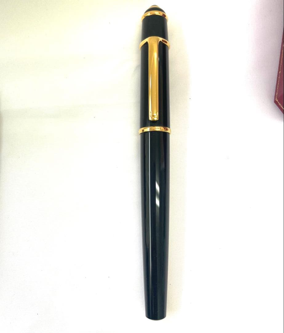 超美品　カルティエ 万年筆 ブラック ペン先 18K Au750