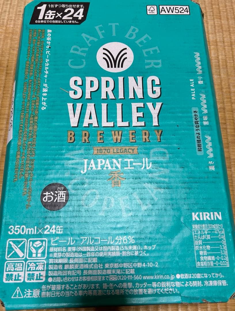 スプリングバレー 豊潤ラガー JAPANエール 24本✖️2