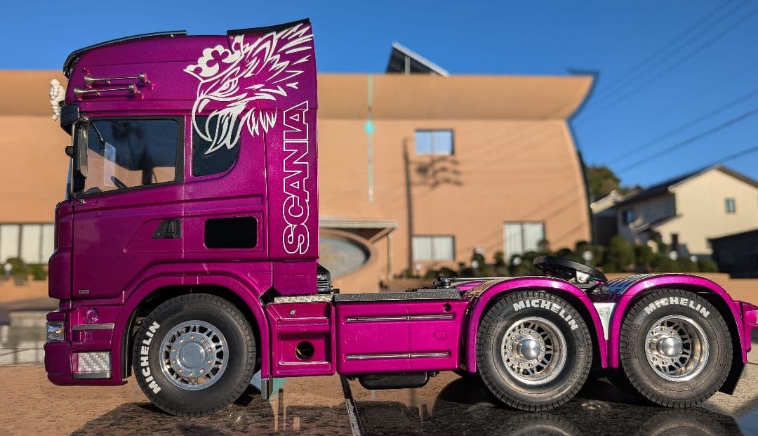 1/14 スカニア フルオペ カメラ付 タミヤ トレーラー ビッグトラック