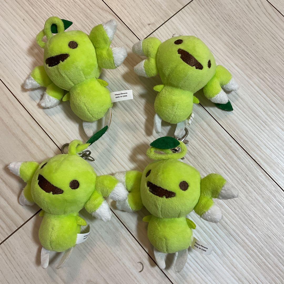 メルクストーリア マスコットキーホルダー 4個セット 緑精 ぬいぐるみ