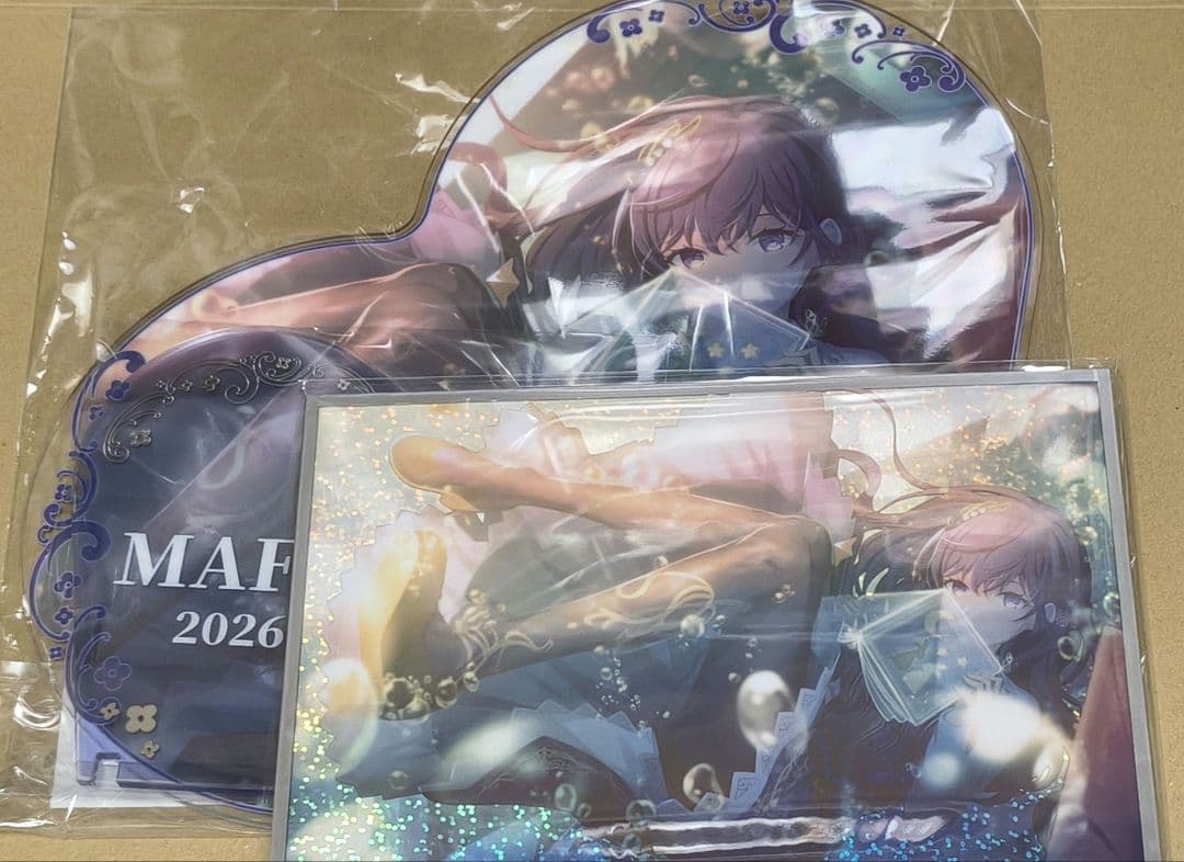 プロセカ　はぴこれ　朝比奈まふゆ　BIGアクリルパネル アクリル色紙　セット