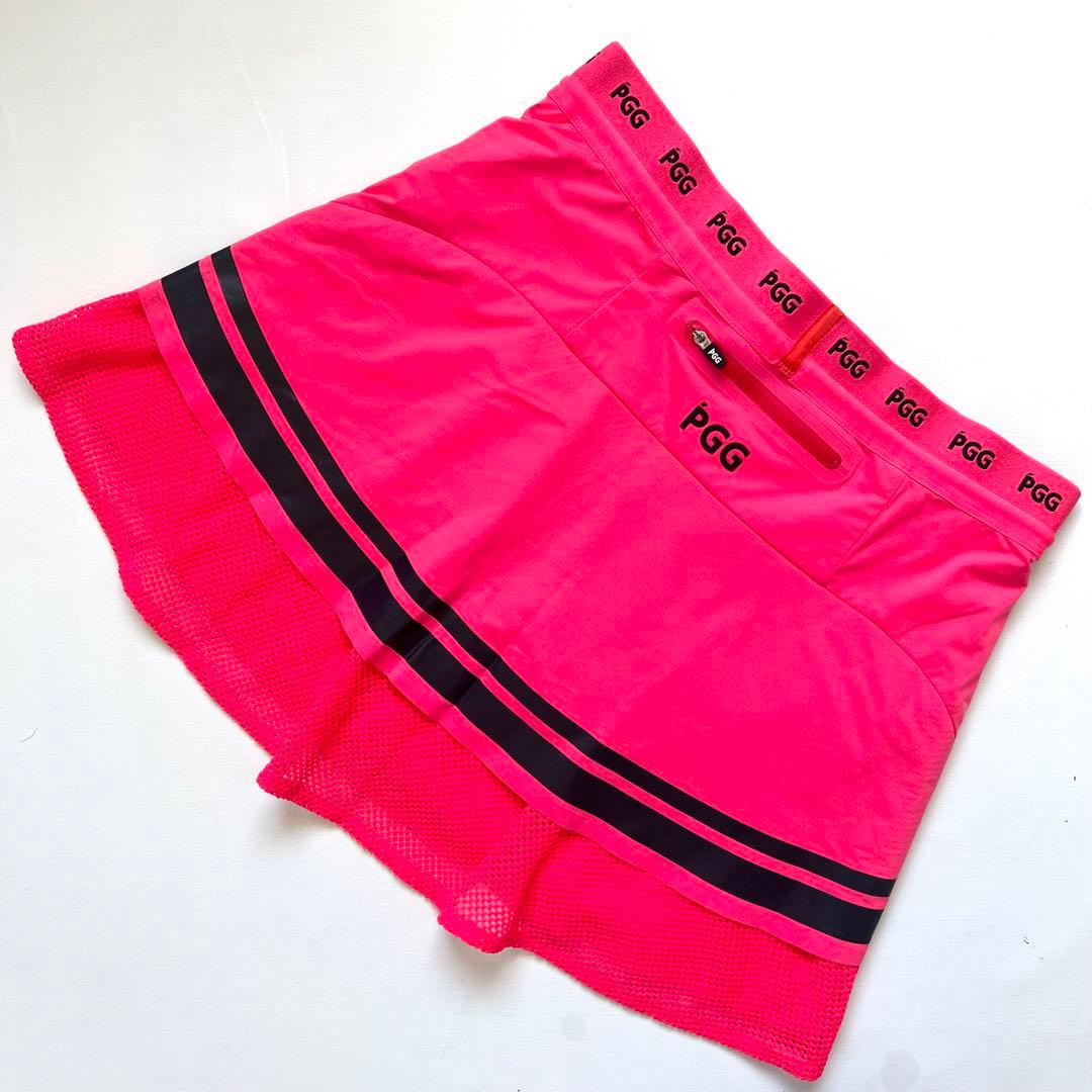 PGG パーリーゲイツ　セットアップ　ノースリーブシャツ　スカート レディース