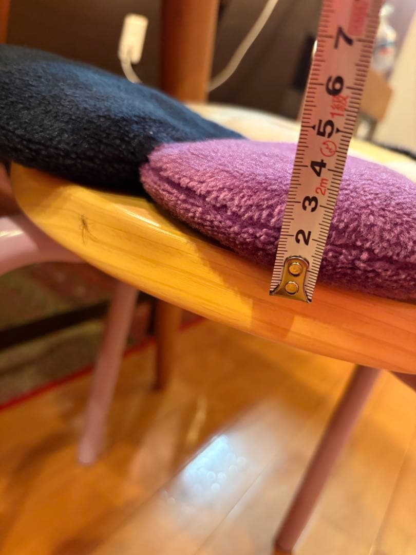 プロフィール必見！です カイカイキキクッション 紫と黒 60㌢