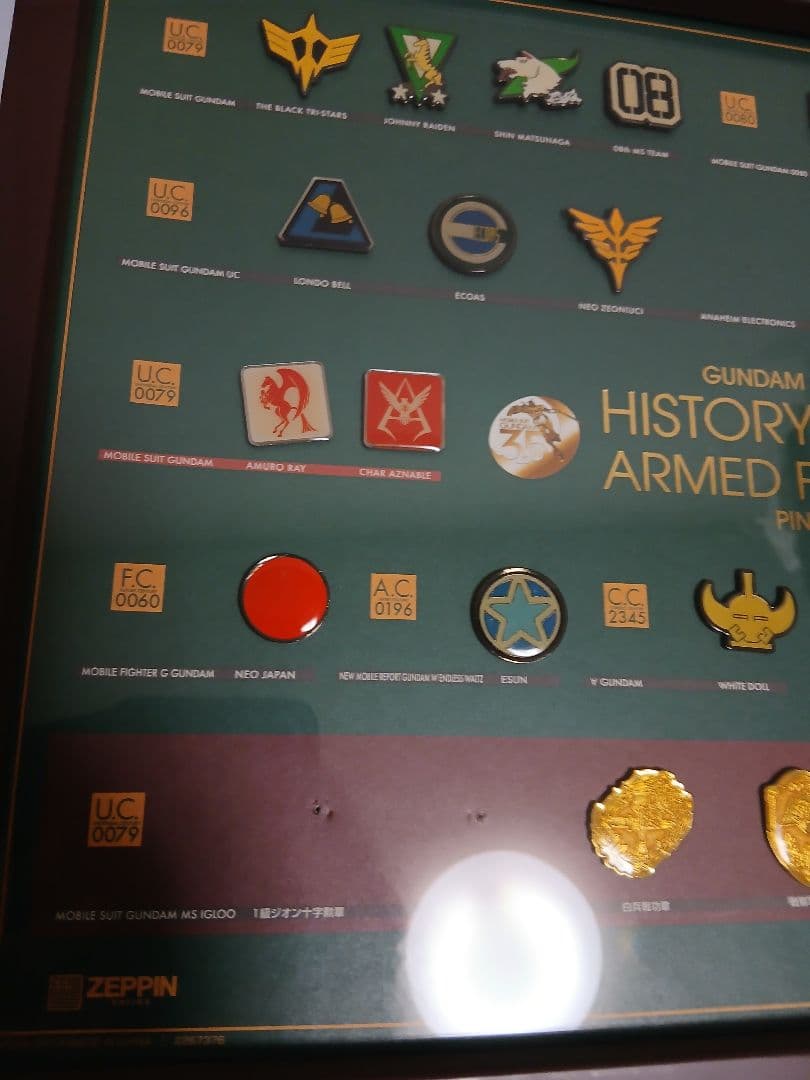 ガンダム 　ピンズ　35周年　エンブレム　欠品あり