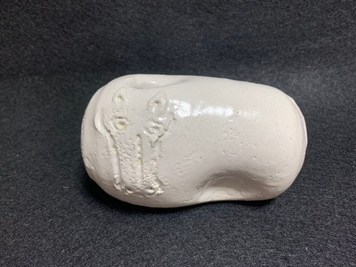 二代 水野双鶴　牛 小壺