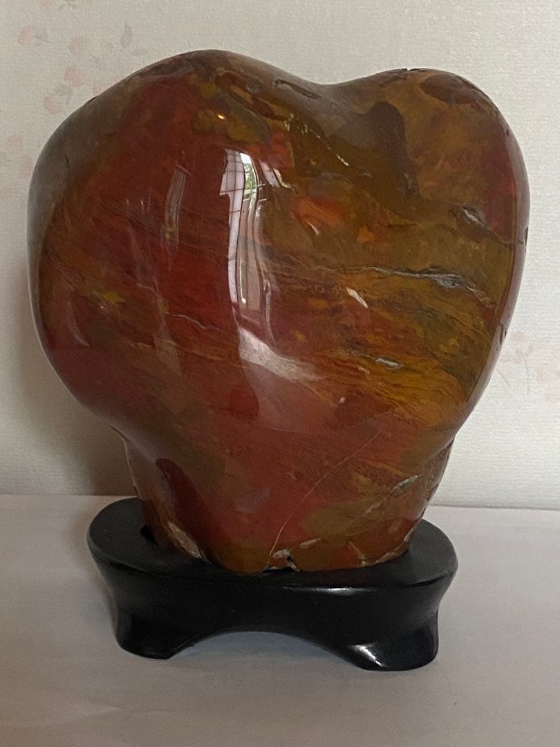 ♦鑑賞石 水石 銘石 赤玉 赤石 ジャスパー 天然石 インテリア 置物 骨董品