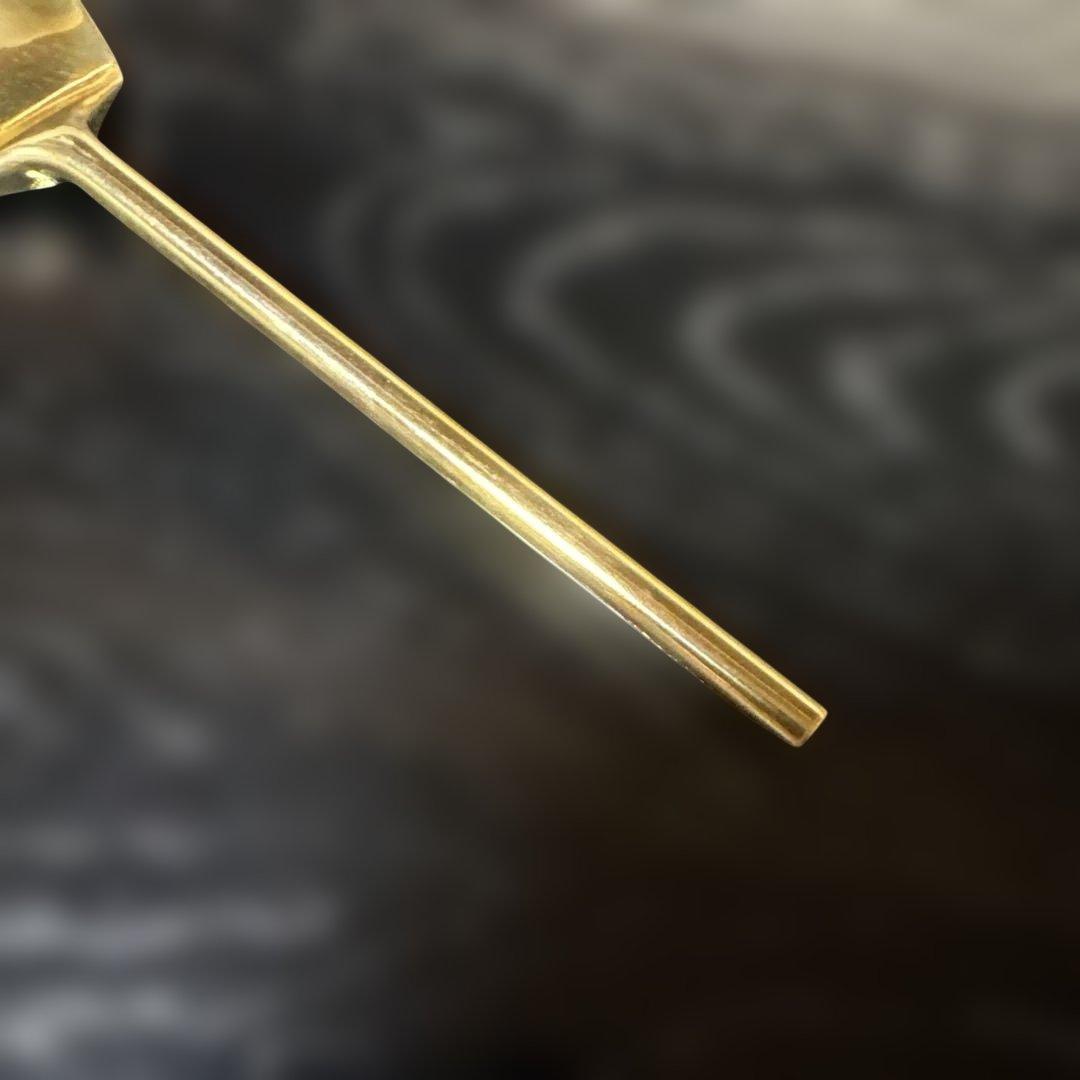 【茶道具】金森浄久造　灰匙三本組（共箱）