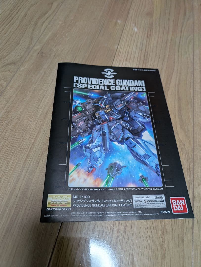 プロヴィデンスガンダム スペシャルコーティング MG 1/100