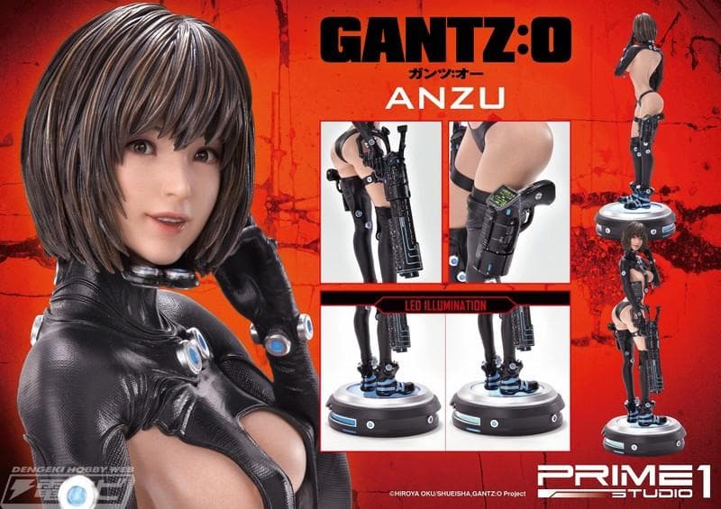 【希少 輸送箱未開封】GANTZ:O 山咲 杏 1/4スケール スタチュー 黒