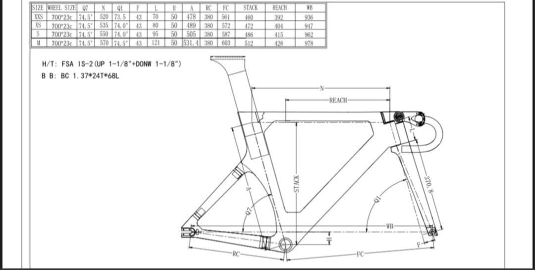 NOVACORONA RAPIDO トラックフレーム