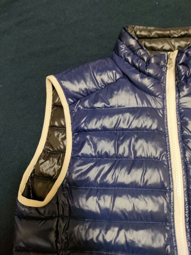 J.LINDEBERG ダウンベスト　ネイビー　S-M相当　ゴルフ