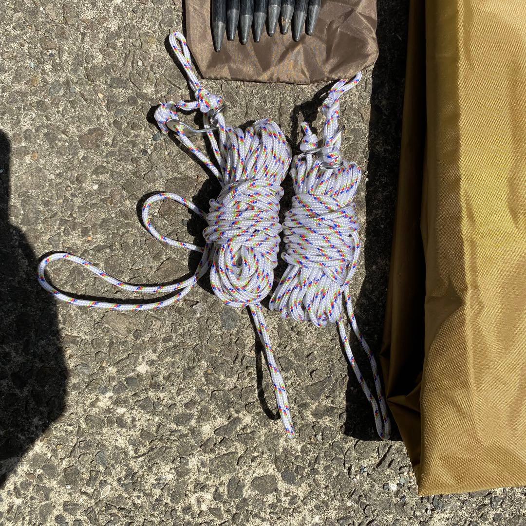 【ほぼ未使用】スノーピーク アメニティタープヘキサLセット 試し張りのみ