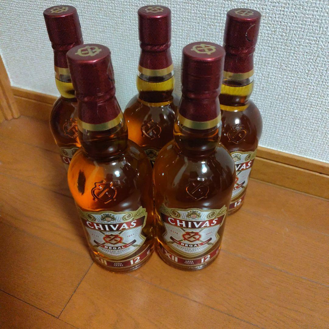 普段使い　CHIVAS 12年 700ml 5本セット