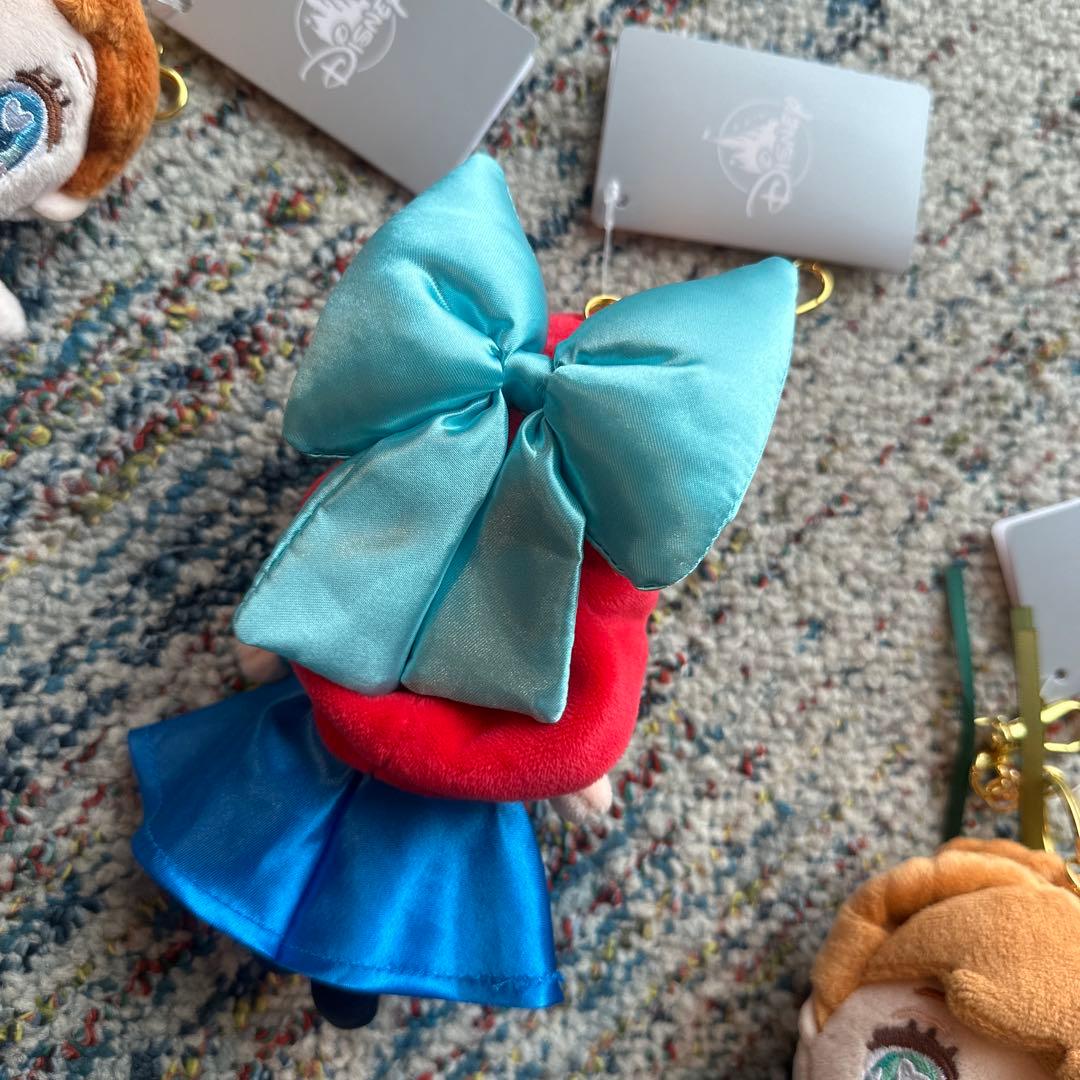 tiny ぬいぐるみキーホルダー　アリエル アナ 2体ディズニーストア