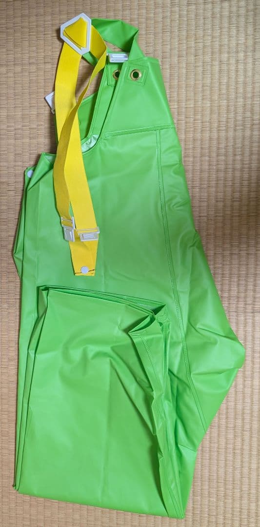 マリンレリー 水産合羽　グリーンLL フィッシング漁師用カッパ上下　未使用