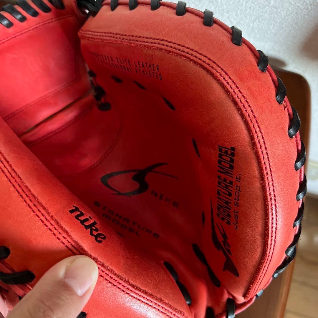 ナイキ 城島モデル キャッチャーミット 軟式 グラブ グローブ 大人用