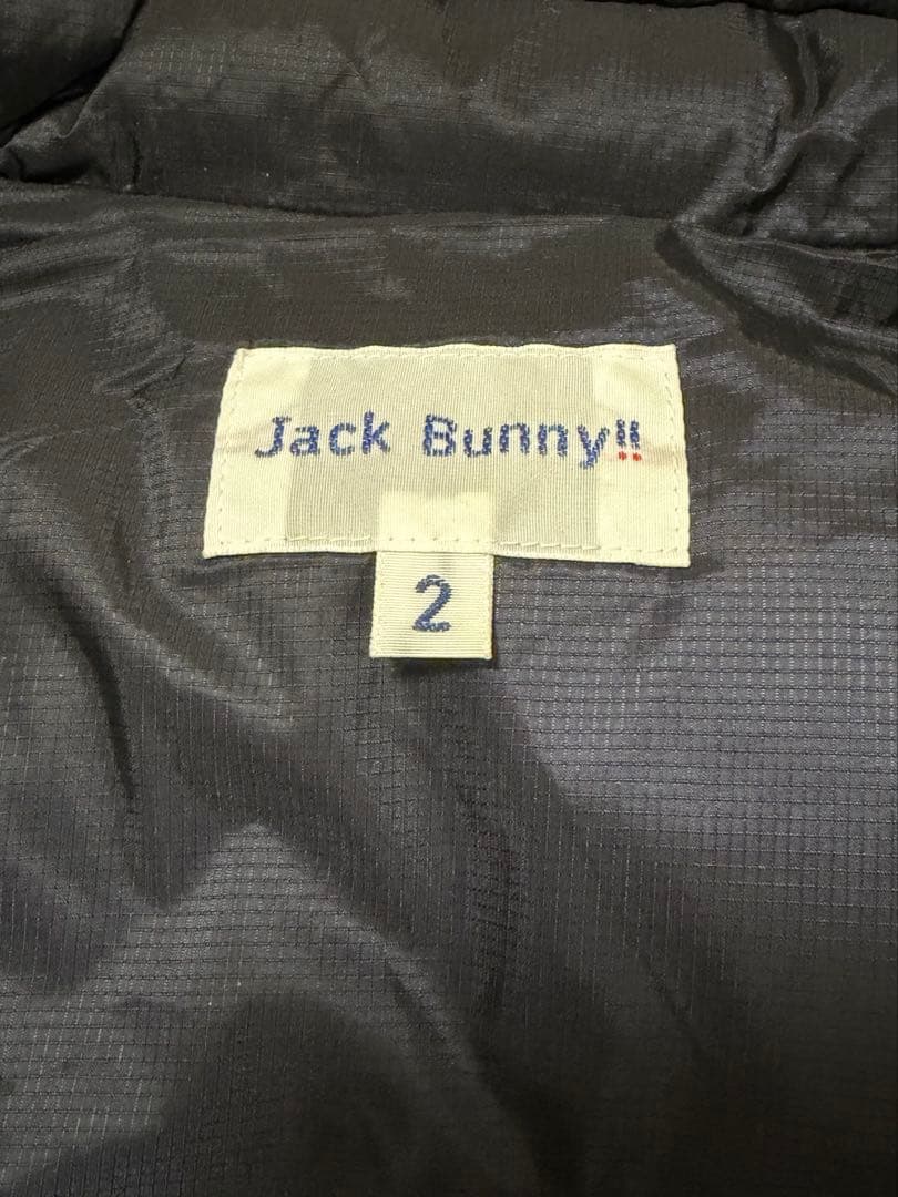 【試着のみ】ジャックバニー　ダウンベスト　黒　サイズ2