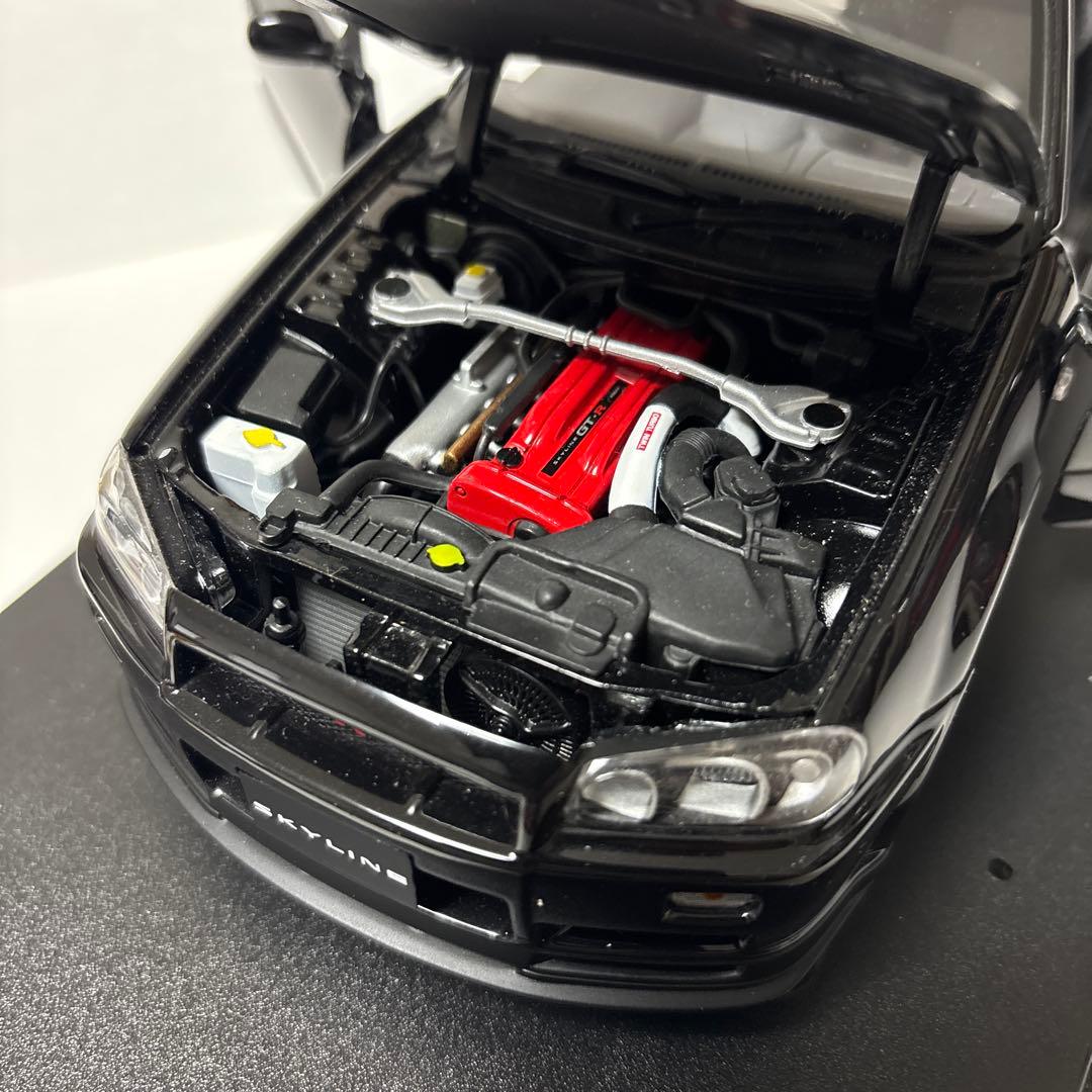 ミニカー NISSAN SKYLINE R34 GTR V-SPEC II