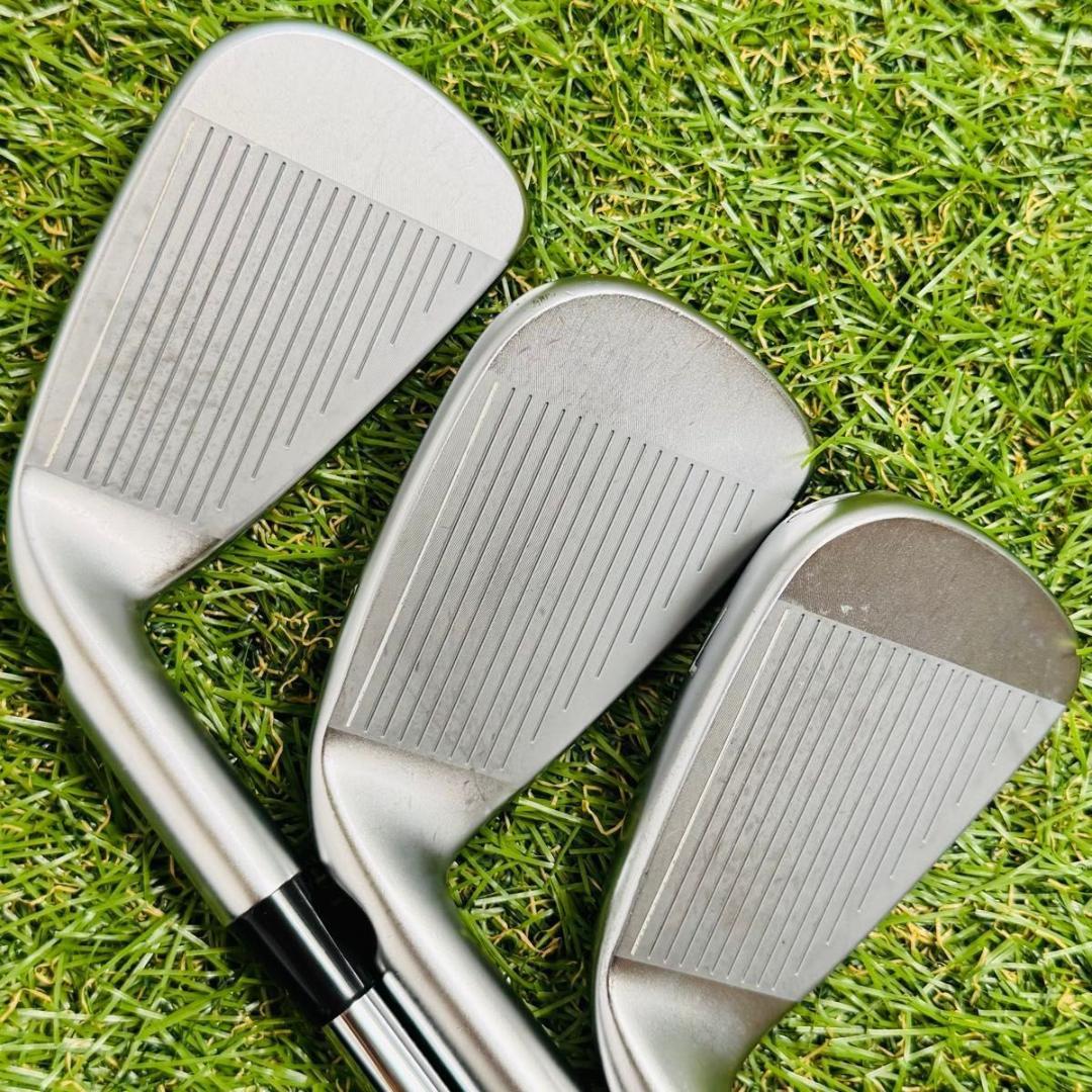 【良品】初心者推奨 ピン i230 緑ドット メンズアイアンセット 7本 S