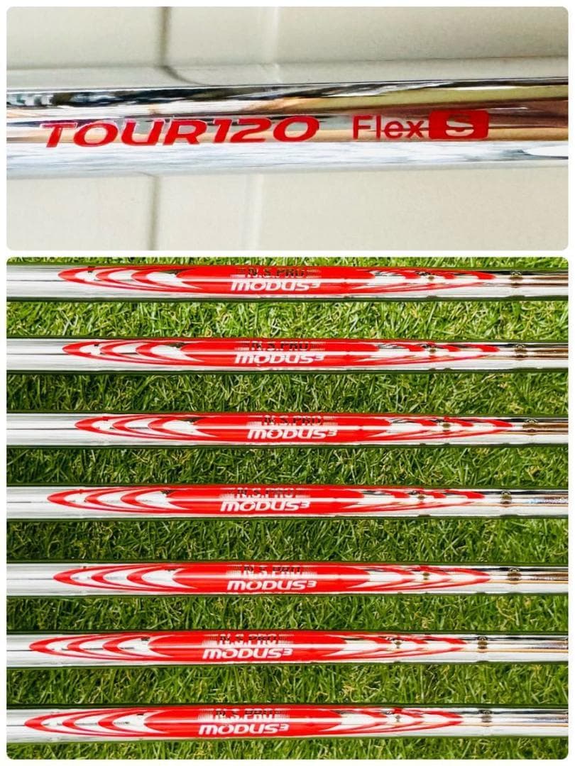 【良品】初心者推奨 ピン i230 緑ドット メンズアイアンセット 7本 S