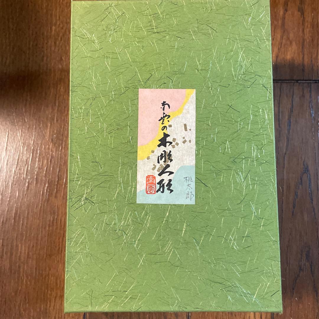 桃太郎の木製置物セット