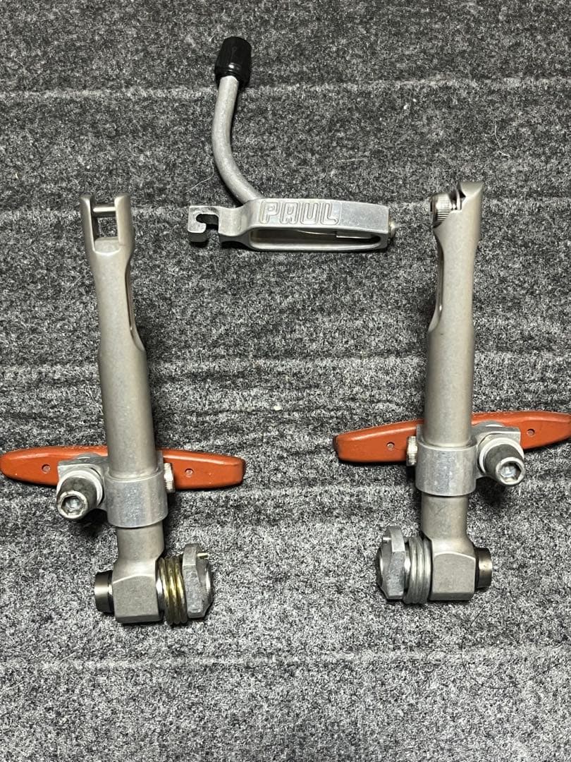 PAUL motolite V-brake シルバー前後セットbluelug