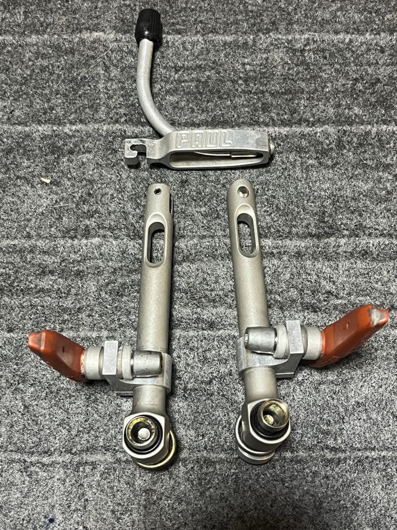 PAUL motolite V-brake シルバー前後セットbluelug