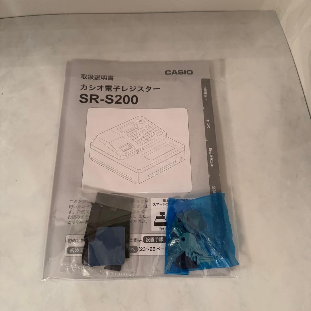 【ほぼ未使用 極美品】カシオレジスター　SR-S200