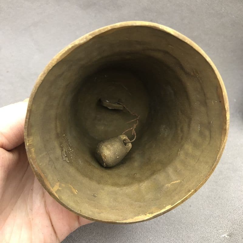 銅器 法器 仏字鈴 銅鈴 七仏手揺鈴 鎮宅辟邪 開運風水 招財 置物