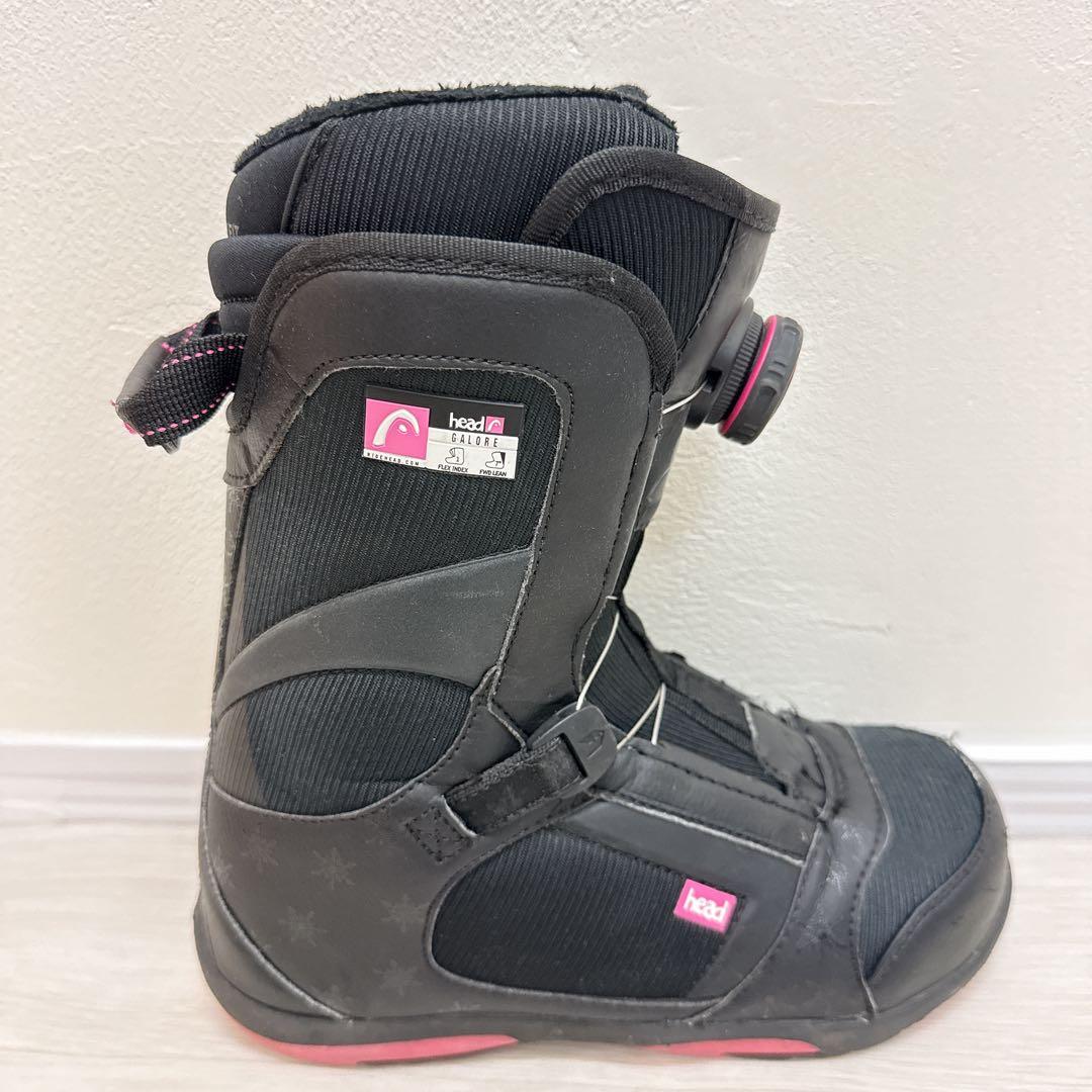 【HEAD】GALORE BOA スノーボードブーツ 22.5cm ピンク