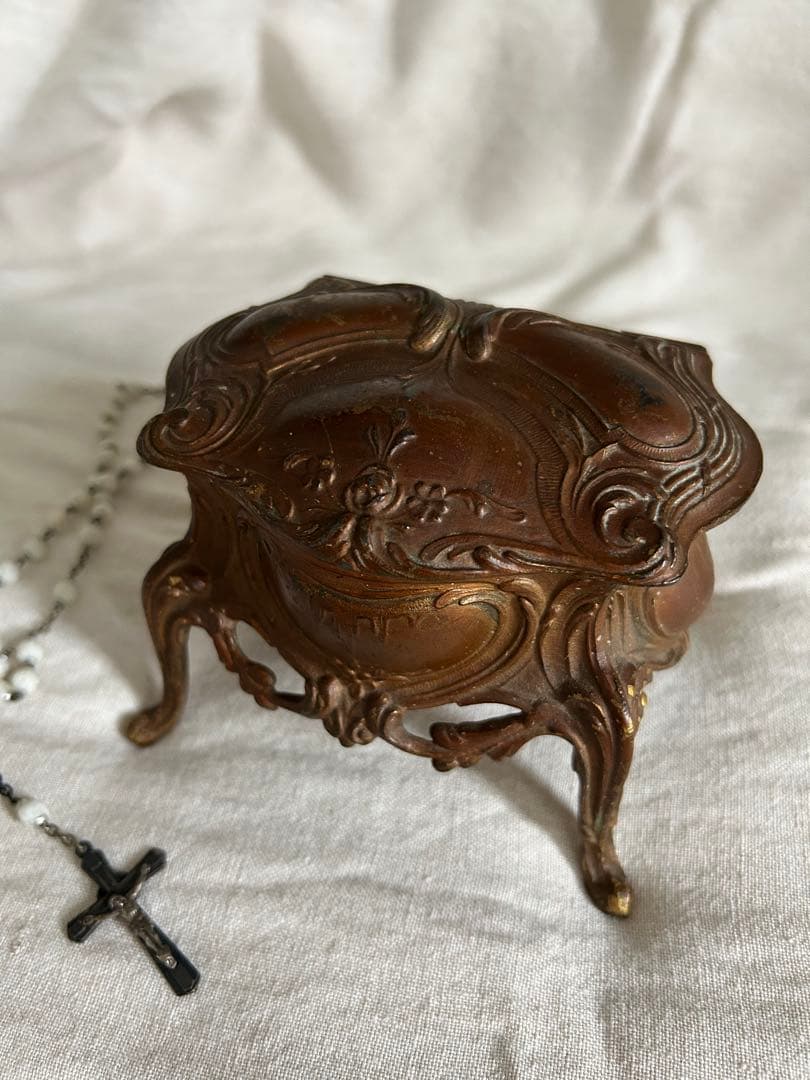 フランスアンティーク　ジュエリーケース