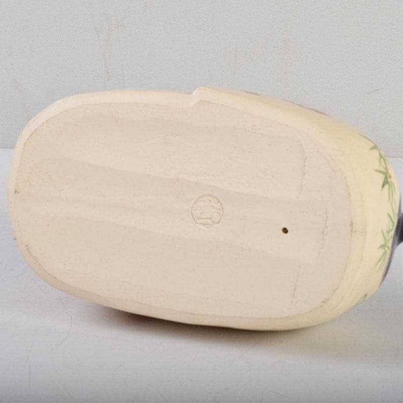 京焼　伊東陶山作　犬張子　お伽犬　置物　縁起物　共布共箱　C　8781