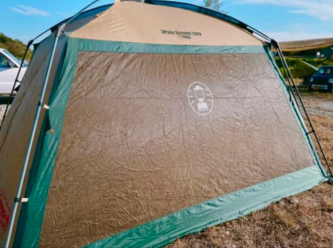 【極美品】コールマンテント スリーポールスクリーンタープ ★大人気タープ★