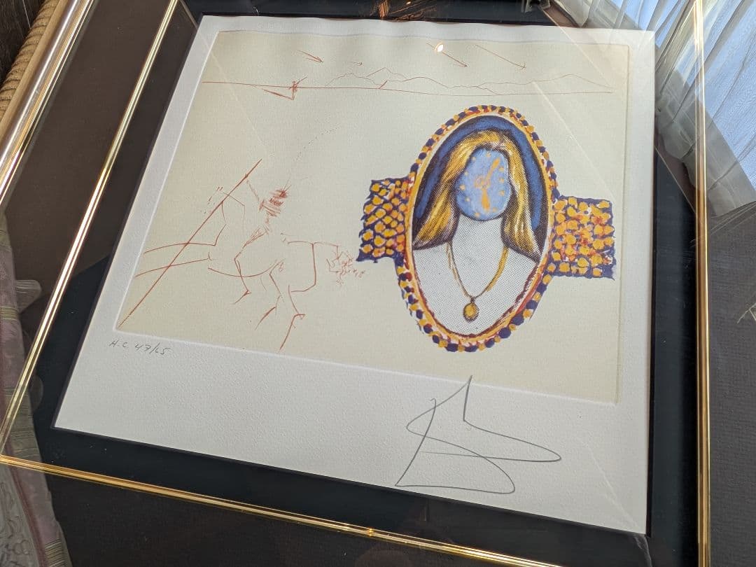 サルバドール・ダリ 人生の循環 ― 若さの活力 サイン　Dalí