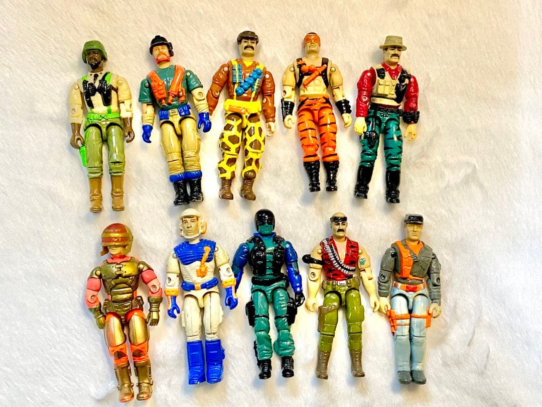 G.I. Joeのアクションフィギュア　12体＆武器、フィギュアケース　セット