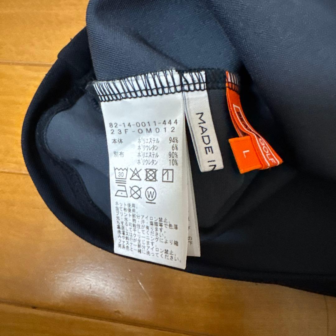 ビームスゴルフ　モックネックシャツ　L