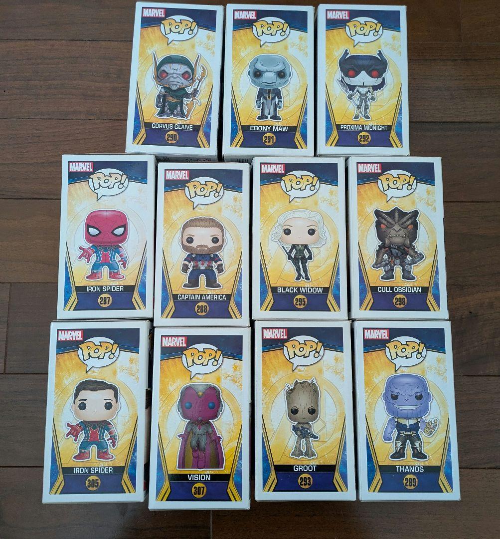 funko pop マーベル アベンジャーズ １１点セット