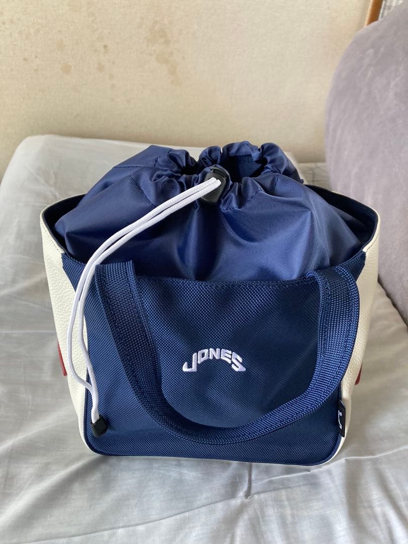 DM　JONES US OPEN カートバッグ　ネイビー/ホワイト